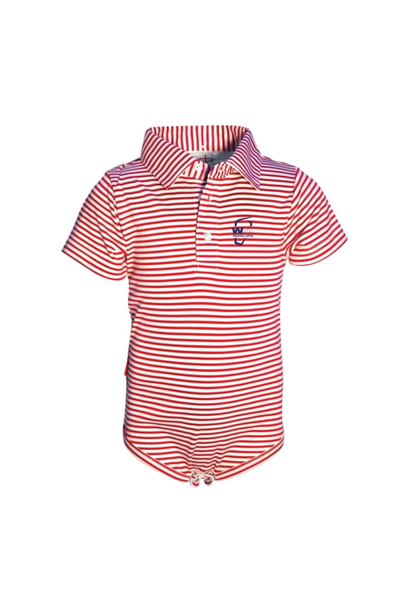 Infant Garb Red WM Phoenix Open Carson Polo Bodysuit