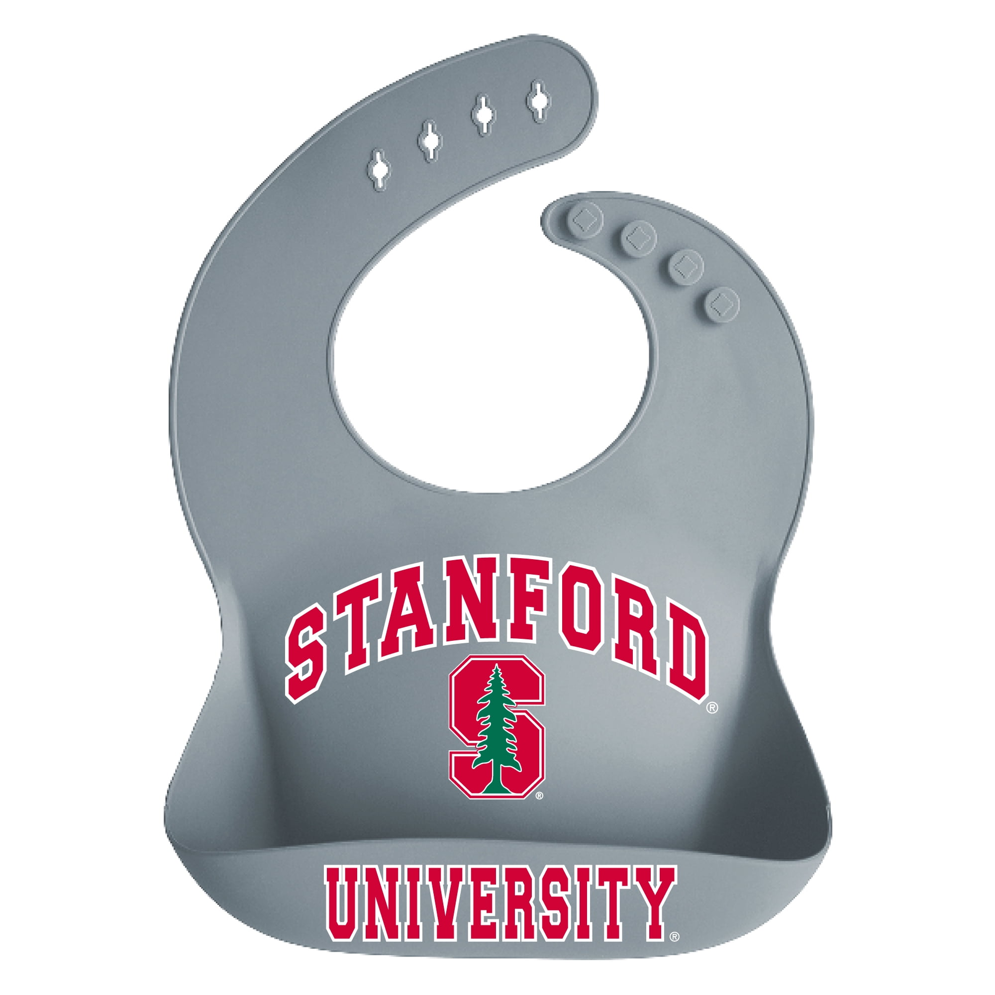 Infant Garb Stanford Cardinal Silicone Crumb Catcher Bib