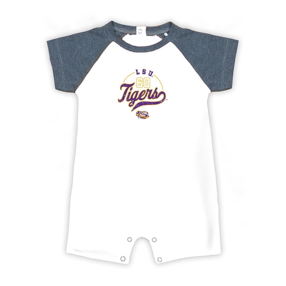Infant Garb White LSU Tigers Randy Romper