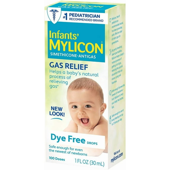 Infant Gas Relief Dye Free Drops 1 oz (Pack of 6)