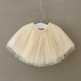 thumbnail image 1 of Infant Girl Dress Light Yellow Tutu for Toddler Girls Tulle Skirt Girls Fluffy Skirts Baby Girl Outfits 6-12 Months, 1 of 3