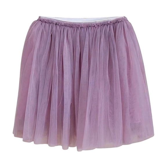 Infant Girl Dress Toddler Purple Tutu Tulle Skirt Toddler Fluffy Skirts School Girl Skirt 6-12 Months