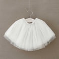 thumbnail image 1 of Infant Girl Dresses White Tutu for Toddler Girls Tulle Skirt Toddler Fluffy Skirts Baby Girl Dresses 6-12 Months, 1 of 3
