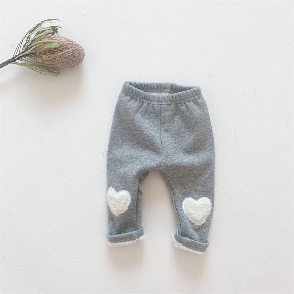 Girl Sweatpants High Waist Lined Athletic Joggers Boys Athletic Pants Size 3-6 Months