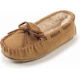 thumbnail image 1 of Minnetonka Cassie Slippers for Kids, Cinnamon 10 Little Kid, 1 of 5