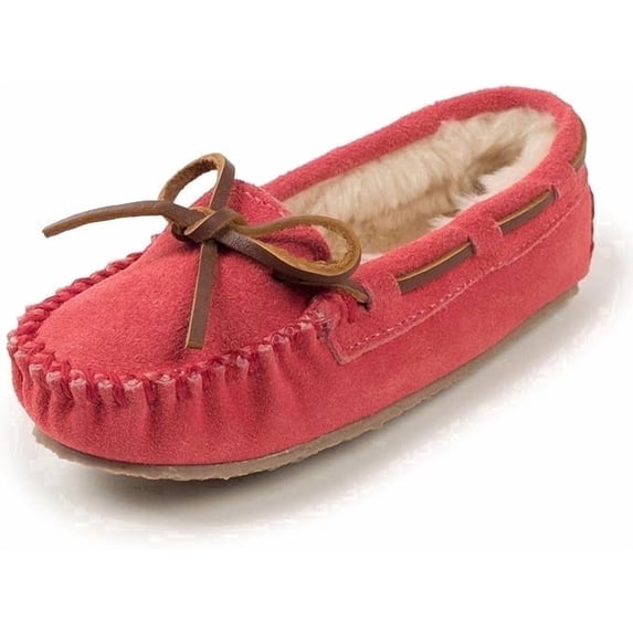 Minnetonka Cassie Slippers for Kids, Hot Pink 8 Little Kid