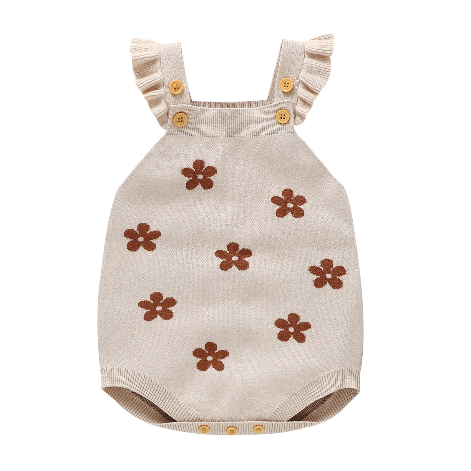 Infant Girls Clothes Clearance Baby Girl Boy Floral Ruffle Knit Sweater