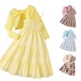 thumbnail image 1 of Infant Girls Dress Floral Long Sleeve Casual Cardigan Morning Sporty Everyday Party Spring for Girls Dress Set, 1 of 5