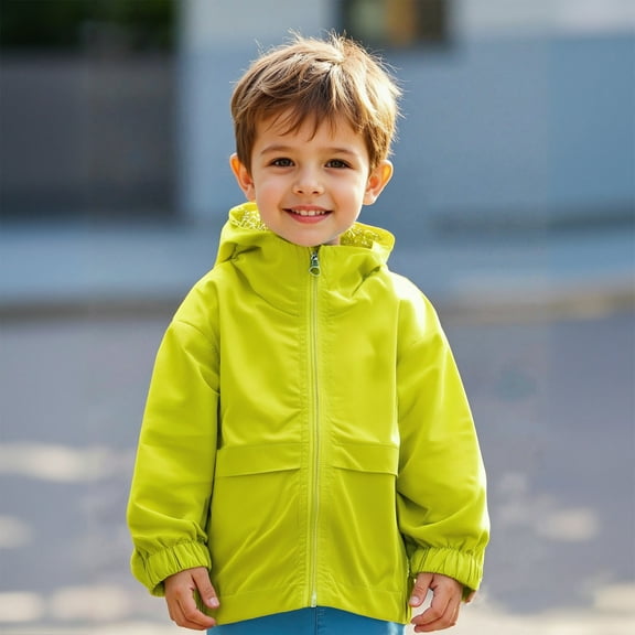 Infant Girls Jacket Boys Windbreaker Zip Up Sweatshirt Kids Lightweight Jacket Fall Coat Sweatshirts for Kids 6-12 Months