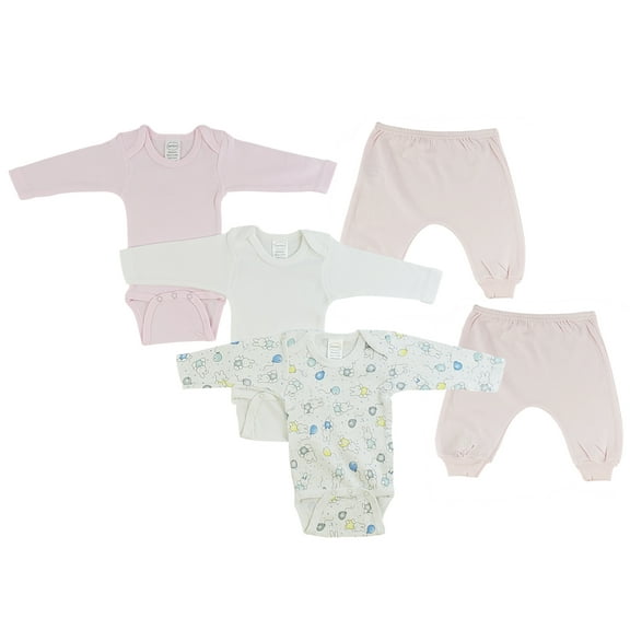 Infant Girls Long Sleeve Onezies and Joggers - Medium