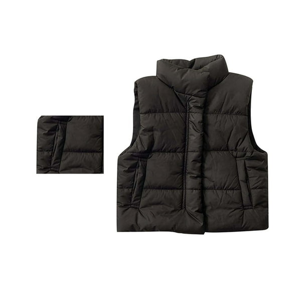 Girls Puffer Vest Sleeveless Jacket Lightweight Girls' Outerwear Jackets & Coats Boys' Outerwear Vests Girls' Fashion 3-6 Months