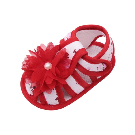Infant Girls Sandals, Summer Toddler Flats First Walkers Shoes Princess Shoes