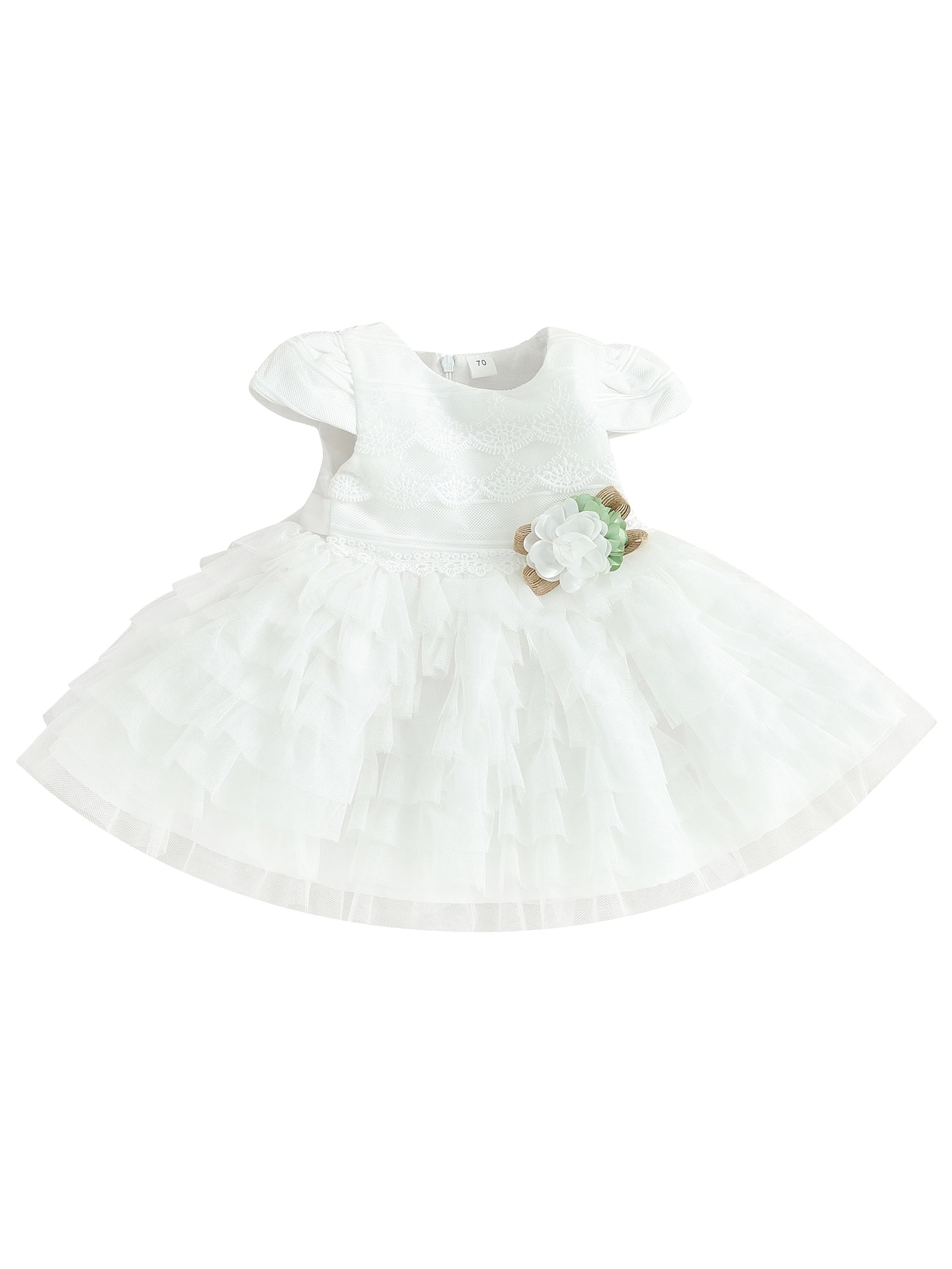 Summer Arrival Baby Girls Short Sleeves Horse Pattern Floral Dress