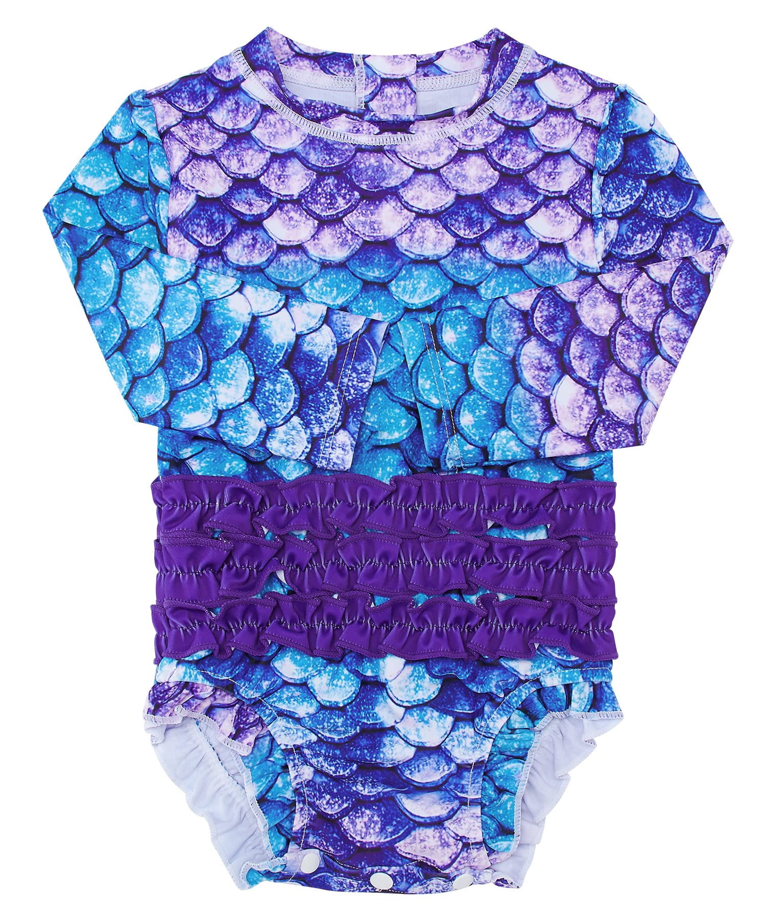 Infant Girls Swimsuit 612 Months Baby Mermaid One Piece Bathing Suit