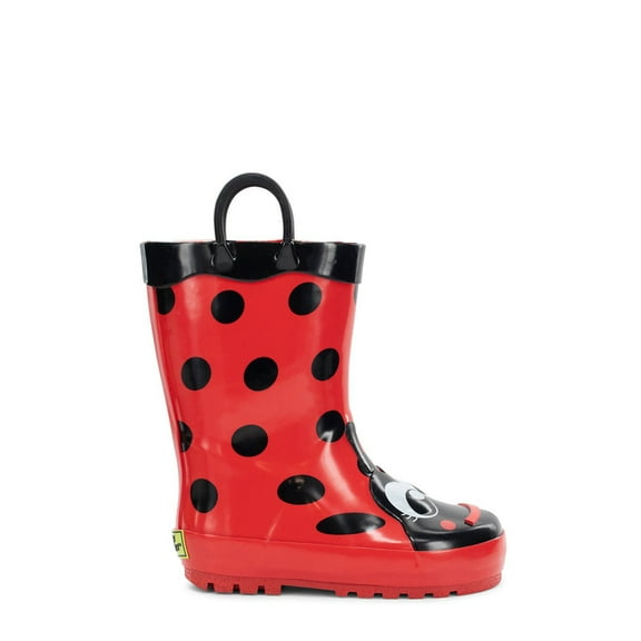 Kids Lucy Ladybug Rain Boot - Red