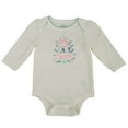 thumbnail image 1 of Infant Girls White My First Christmas Long Sleeve Bodysuit 3-6m, 1 of 1