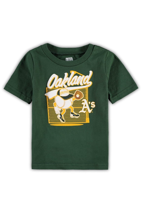 Infant Green Oakland Athletics On the Fence T-Shirt