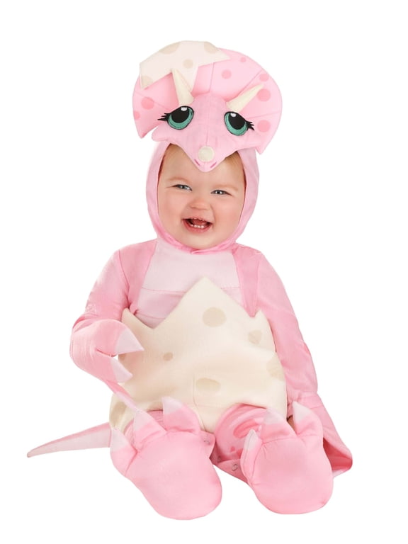 Infant Hatchling Pink Dinosaur Costume