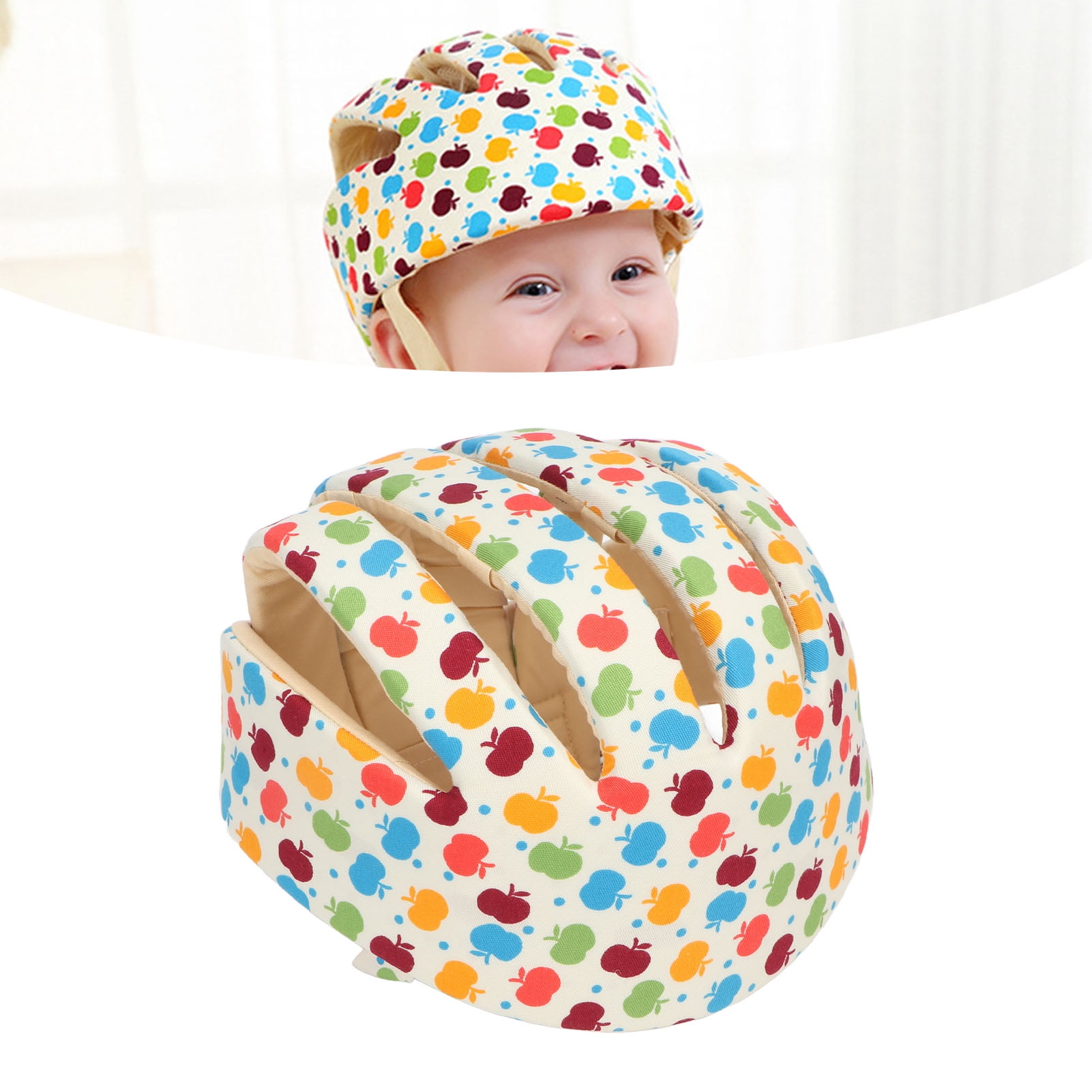 Infant Helmet, Multipurpose Impact Resistance Breathable Baby Crawling