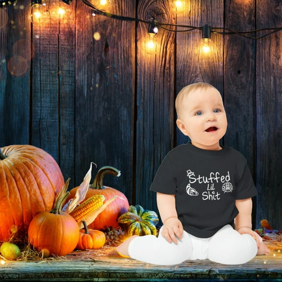 Infant Holiday Tee, Toddler Holiday T-Shirt, Stuffed Shirt for Toddlers, 6-24M