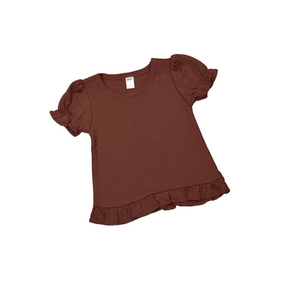 MONAG Toddler Short Sleeve Ruffle Tee