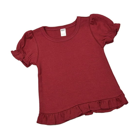 MONAG Toddler Short Sleeve Ruffle Tee