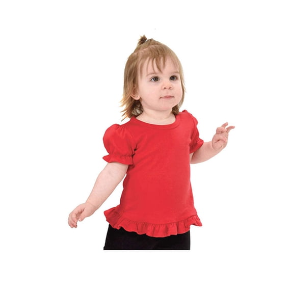 MONAG Toddler Short Sleeve Ruffle Tee