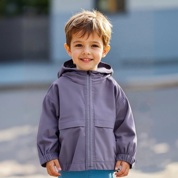 Infant Jacket Boys Boys Windbreaker Zip Up Jacket Lightweight Jacket Fall Clothes Teen Girls Clothing 6-12 Months