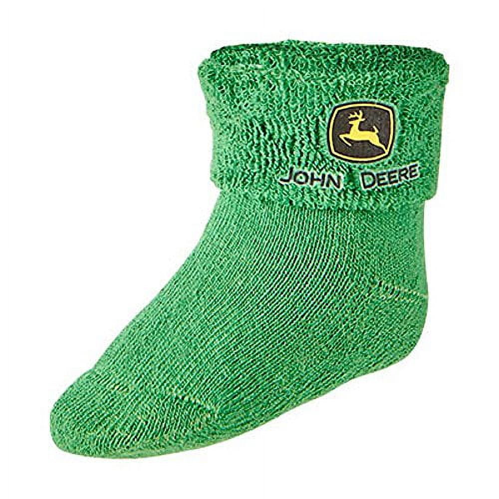 Infant John Deere Terry Cloth Booties / Socks (Green) LP64353