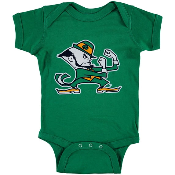 Infant Kelly Green Notre Dame Fighting Irish Big Logo Bodysuit