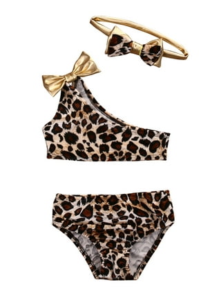 Girls Leopard Swimsuit