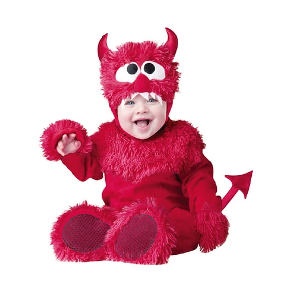 Infant Lil Red Devil Costume Size Small 6-12 Months