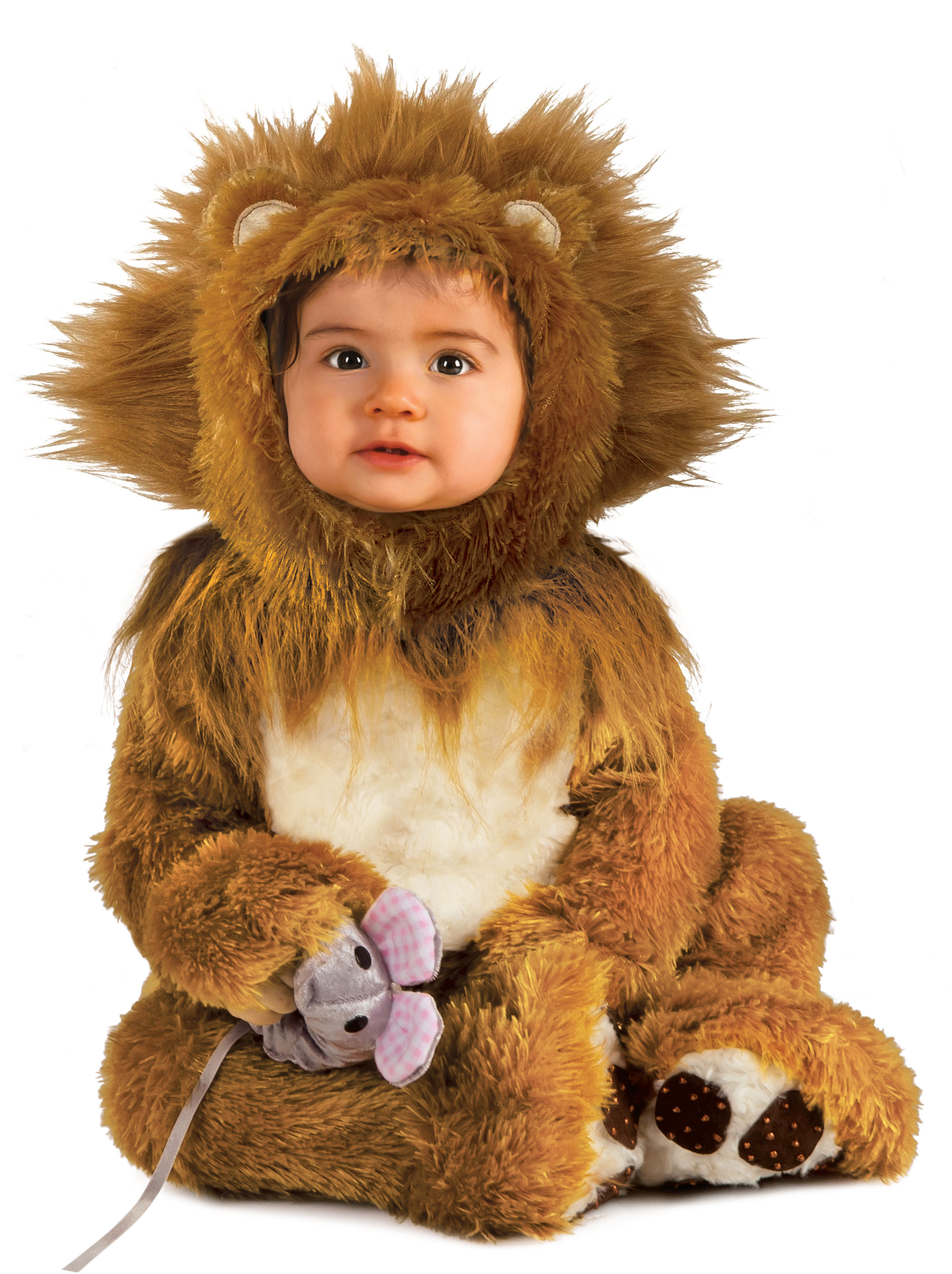 Infant Lion Halloween Costume 0-6M, Brown - image 1 of 8