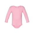 thumbnail image 1 of Infant Long-Sleeve Baby Rib Bodysuit - PINK - 18MOS, 1 of 4