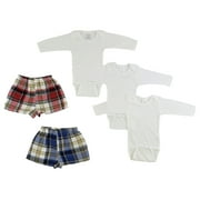 BAMBINI Infant Long Sleeve Onezies and Boxer Shorts