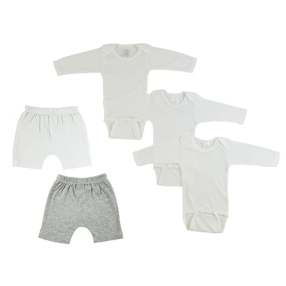 Infant Long Sleeve Onezies and Shorts