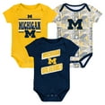 thumbnail image 1 of Infant Michigan Wolverines Sunday Comics 3-Pack Bodysuit Set, 1 of 4