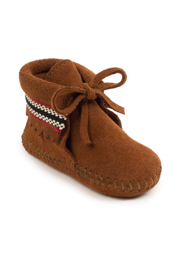 Braid Bootie (Infant/Toddler), Brown 5 Toddler