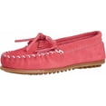 thumbnail image 1 of Minnetonka Children's Kilty Hardsole Moccasin, Hot Pink 9 Little Kid, 1 of 5