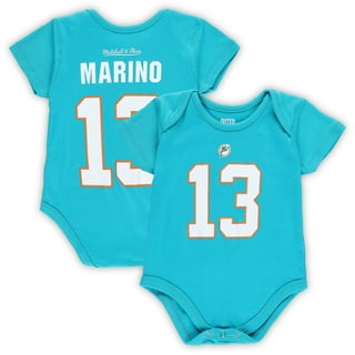 Miami Dolphins Dan Marino Mitchell & Ness Retired Player Name & Number T- Shirt - Aqua