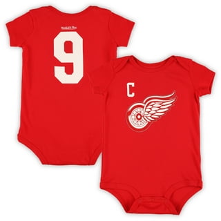 Boys red clearance wings jersey