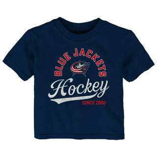 Columbus Blue Jackets Women's Blue & Red Lace Up Collar
