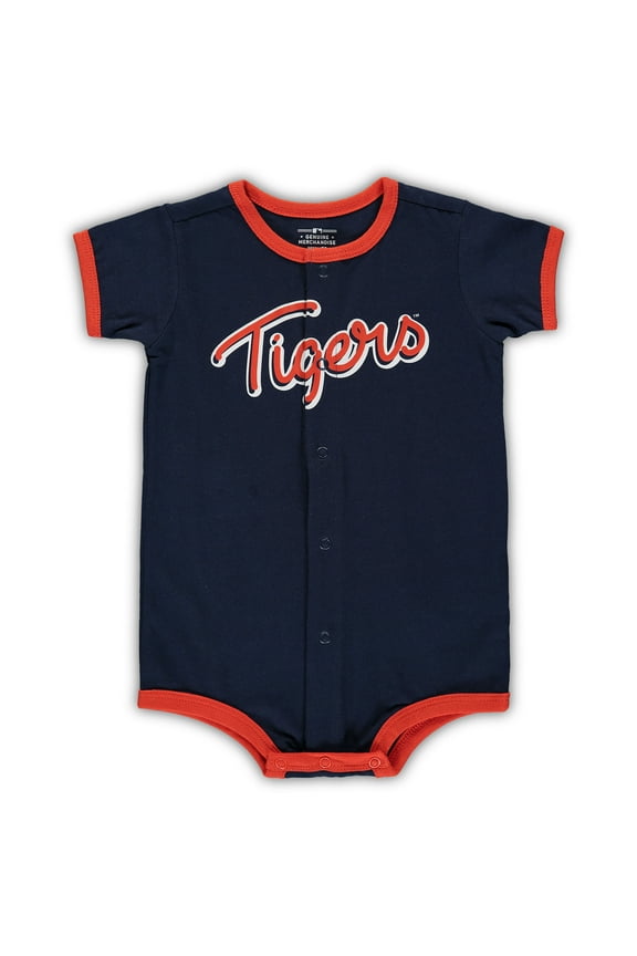 Infant Navy Detroit Tigers Power Hitter Romper