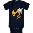 thumbnail image 1 of Infant Navy Georgia Tech Yellow Jackets Big Logo Bodysuit, 1 of 2