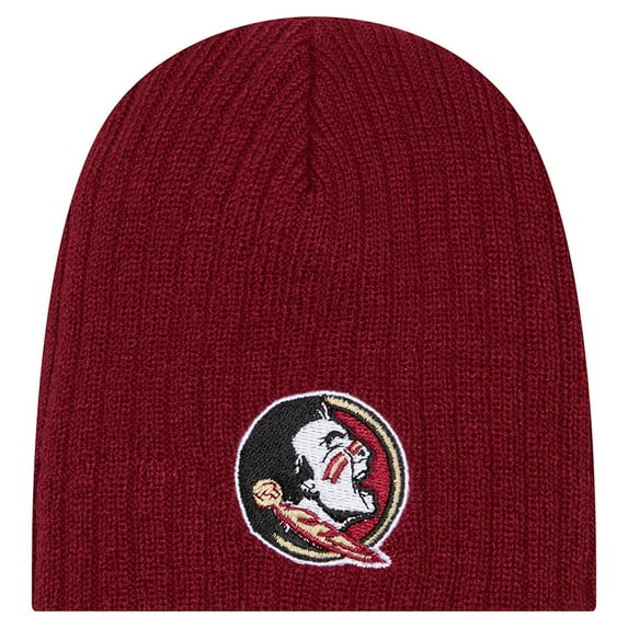 Infant New Era Garnet Florida State Seminoles Mini Fan Beanie