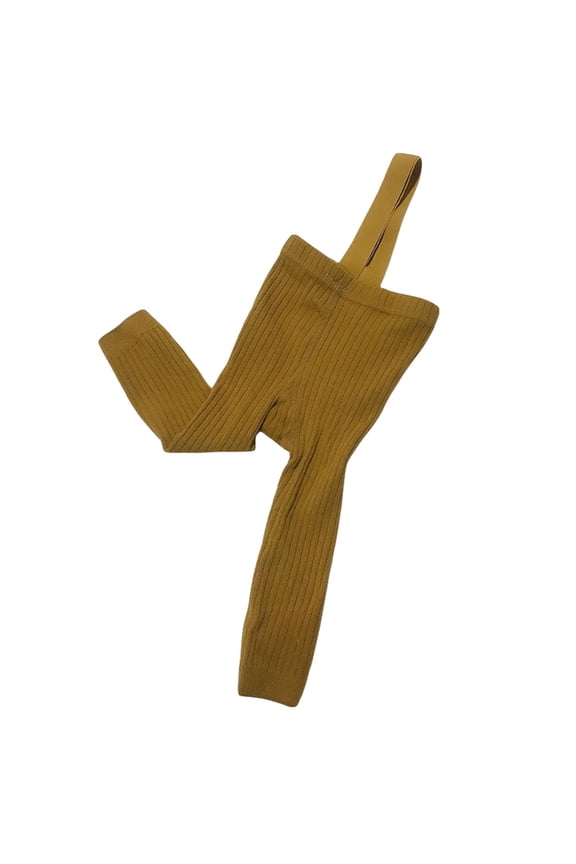 Infant Newborn Baby High Waist Leggings Tights Socks Girls Boys Toddler Suspender Pantyhose Knit Ribbed Overalls