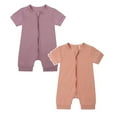 thumbnail image 1 of Bodysuit Backed Onesie Pajamas Breathable Short Sleeve Romper Baby Boy's Clothing 6 Cute boy and girl baby clothes, 1 of 3