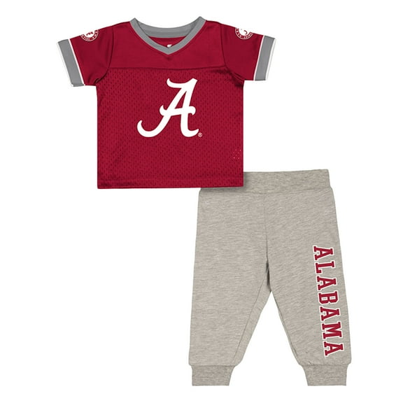 Infant & Newborn Colosseum Alabama Crimson Tide Nothing But the Hits Two-Piece Football Set
