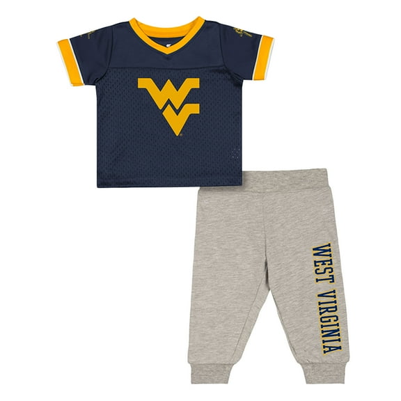 Infant & Newborn Colosseum West Virginia Mountaineers Nothing But the Hits Two-Piece Football Set