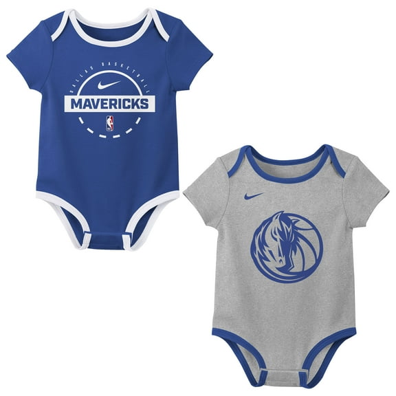 Infant & Newborn Nike Dallas Mavericks Two-Piece Bodysuit Set